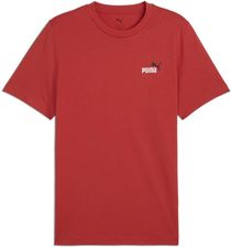 Koszulka męska Puma ESS 2 COLOR SMALL NO.1 LOGO czerwona 68471715 - zdjęcie 1