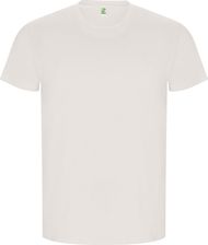 Zdjęcie Męska Złota Gładka Koszulka Z Krótkim Rękawem - Nowe Skalmierzyce