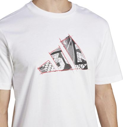 Koszulka męska adidas PHOTO LOGO biała JJ3935 - zdjęcie 3