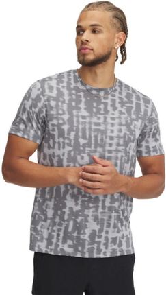 Męska koszulka do biegania Under Armour UA Launch Printed SS - szara