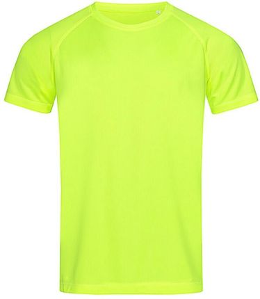 Męska Koszulka Active 140 Raglan Z Kontrastowym Kołnierzykiem