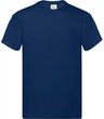 Koszulka męska Original Tshirt Fruit of the Loom Granatowy L