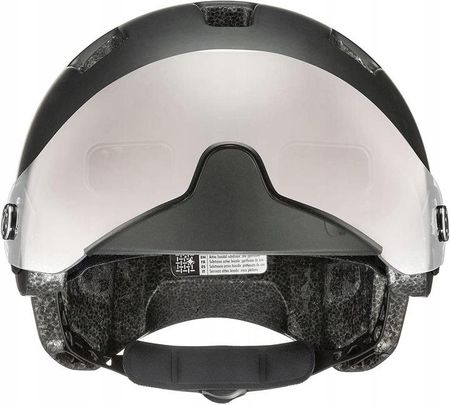 Kask Uvex Rush Visor Srebrny R. 55-58Cm - zdjęcie 4
