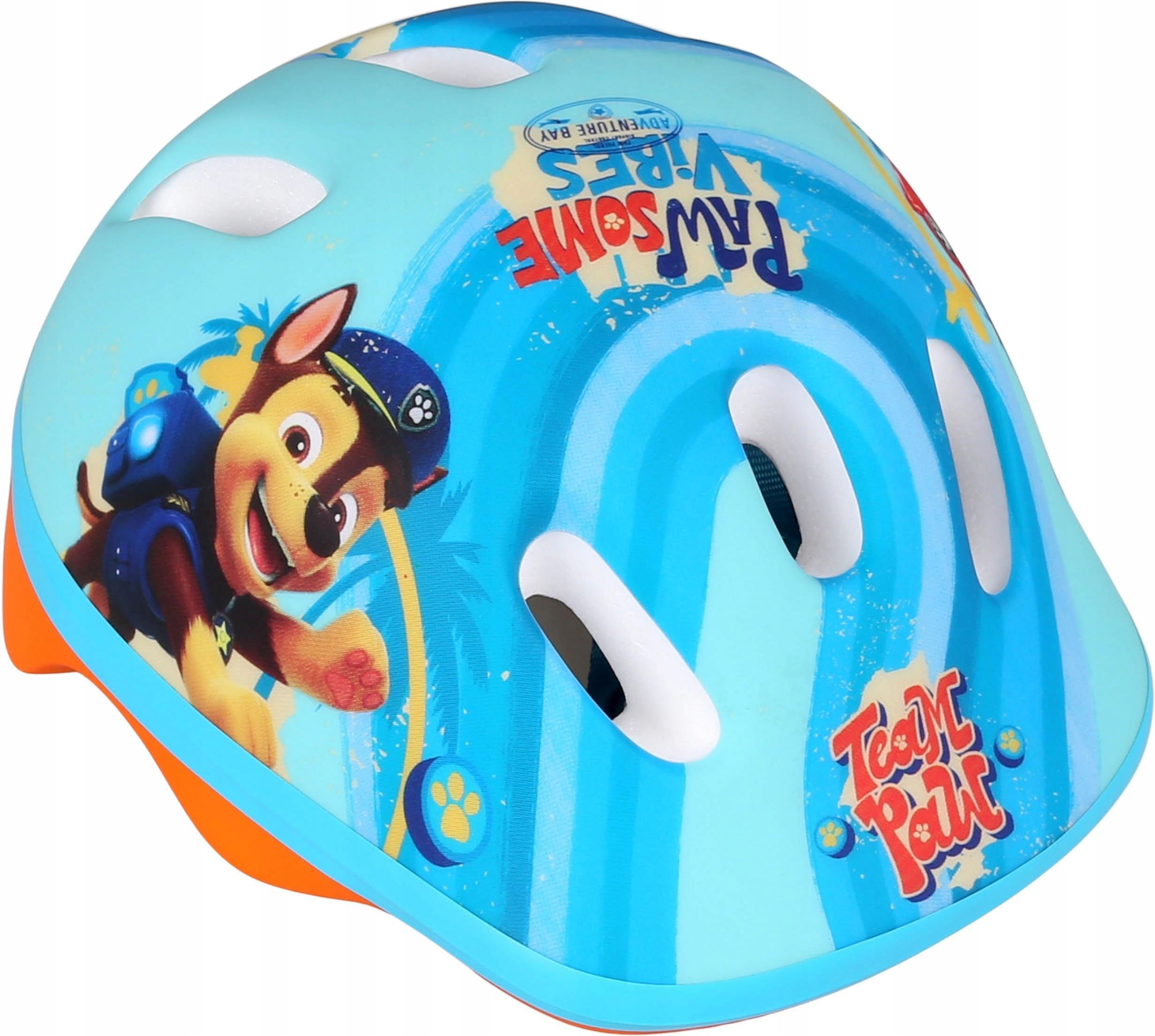 Casco Paw Patrol Chase E Marshall Per Bambini – IN-MOLD, Regolabile 52-56 Cm, Blu Navy
