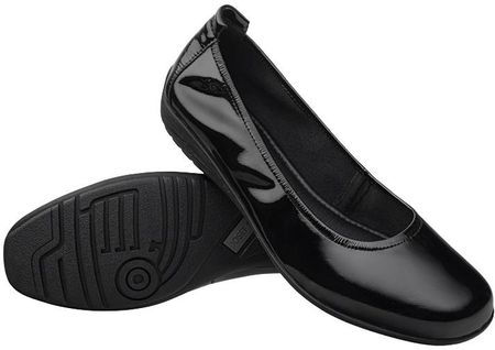 Balerinki JOSEF SEIBEL 74801 791 105 Fenja 01 Black Lack Czarne Baleriny - zdjęcie 2