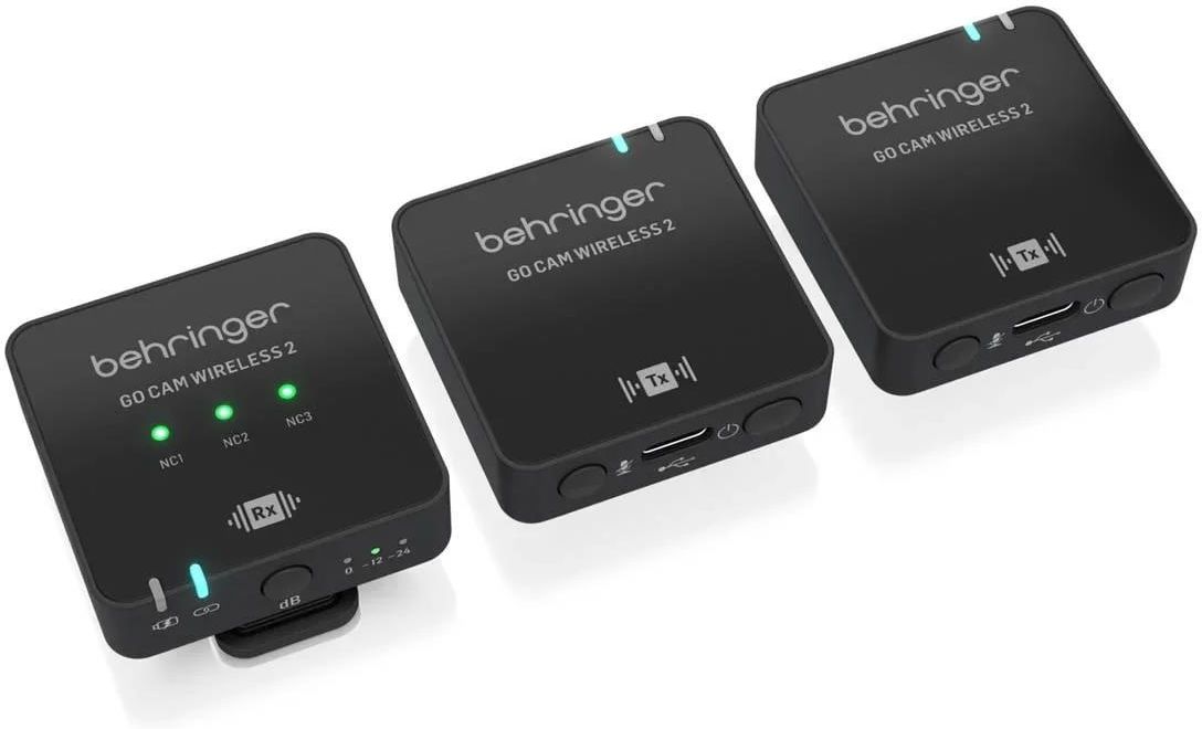 фото Мікрофонна радіосистема для фотокамери/ для смартфона Behringer Go Cam Wireless 2 1
