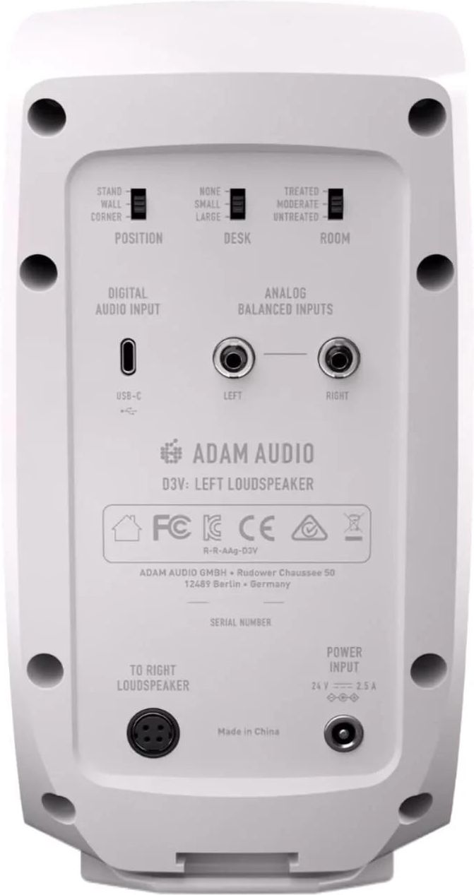 ADAM AUDIO D3V WH - Profesjonalne aktywne monitory - Ceny i