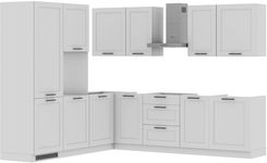 Zdjęcie Zestaw Mebli Kuchennych Arco 240X270cm Mdf Folia Biały Mat - Żelechów