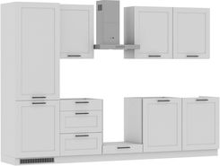 Zdjęcie Zestaw Mebli Kuchennych Arco 300cm Mdf Folia Biały Mat - Płock