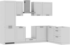 Zdjęcie Zestaw Mebli Kuchennych Arco 280X180cm Mdf Folia Biały Mat - Szadek