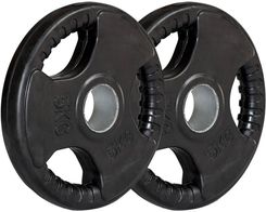 HMS Talerze Olimpijskie Ogumowane Obci��enia Na Gryf Sztang� 2x5 kg