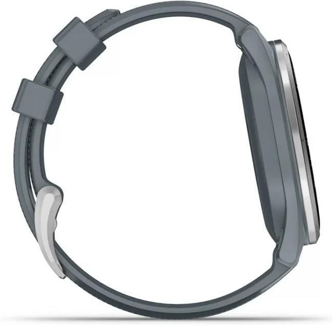 Garmin Approach S44 Srebrny z paskiem w kolorze Szarym