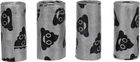 Flamingo Woreczki na odchody Basic Lacha srebrny i czarny 4 x 15 szt