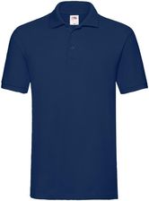 Zdjęcie Fruit Of The Loom Męska Koszulka Polo Premium Niebieskie - Żagań
