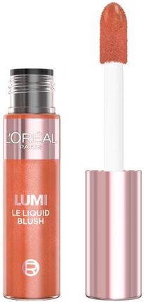 L'Oréal Paris Lumi Le Liquid Blush Rozświetlający Róż Do Policzków W Płynie 10ml Odcień 627 Glowy Warm Peach