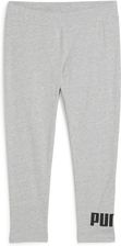 Zdjęcie Puma Damskie Legginsy 3/4 Z Małym Logo No. 1 Ess Light Gray Heather - Tłuszcz