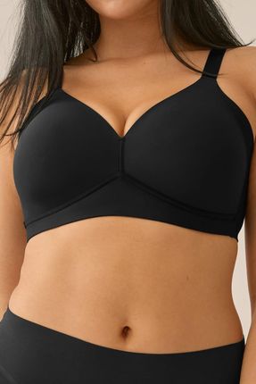 Biustonosz bez fiszbin NATURANA 5232 czarny (85 C)