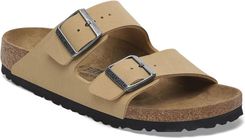 Zdjęcie Birkenstock damskie klapki Arizona BS 1029151 BNIRKIBUC LATTE CREAM (szerokość wąska) - Nisko
