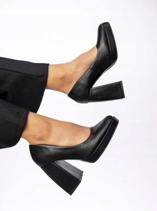 Damskie Czółenka ESME BLACK 41 - zdjęcie 3