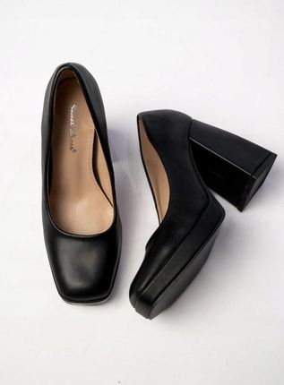 Damskie Czółenka ESME BLACK 37 - zdjęcie 2