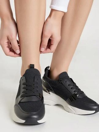 Sneakersy na koturnie DAVIS BLACK 41