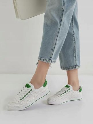 Damskie Sneakersy LARONA GREEN 38 - zdjęcie 2