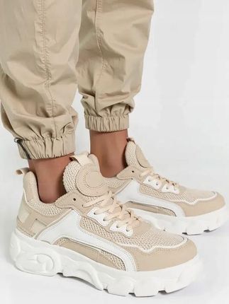 Sneakersy H&D BEIGE 36 - zdjęcie 2
