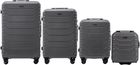 Zestaw 4 walizek Wings CRAKE POLICARBON 100% DARK GREY