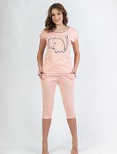 Zdjęcie Piżama damska Regina 686 morela kot - Busko-Zdrój