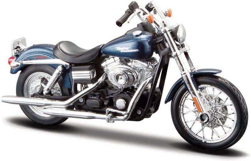 Maisto Harley Davidson 2006 Fxdbi Dyna Street Bob Niebieski