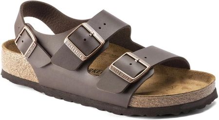 Birkenstock męskie sandały Milano BS 0034701 DARK BROWN (szerokość standardowa)