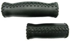 Zdjęcie Chwyty Velo Skórzane 92/127mm Czarne Para - Ścinawa