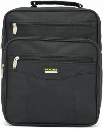 Torba męska z nylonu marki Sanchez czarna