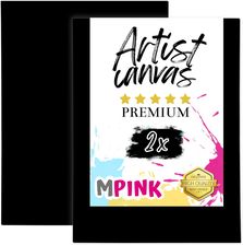 Zdjęcie Mpink 2X Podobrazie Malarskie 20X30cm Czarne Płótno Idealne Do Malowania - Dobrodzień