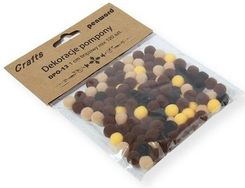 Zdjęcie Penword Dekoracje Pompony 1Cm Mix Brązowy 120Szt. - Toszek