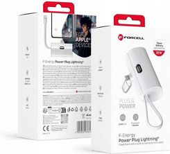Forcell F Energy Power Plug F5K3 Lightning 5000Mah 20W Biały