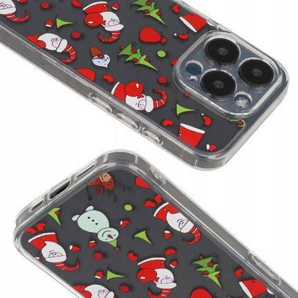 Novoton Etui Świąteczne Christmas Clear Case Do Iphone 13 Pokrowiec - zdjęcie 2