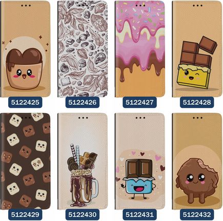 Superetui Etui Z Klapką Do Samsung Galaxy S25 Czekolada Ciacho Czekoladki - zdjęcie 4
