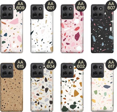 Hello Case Etui Do Motorola Moto G75 5G Lastriko Terrazzo Terakota Obudowa - zdjęcie 4