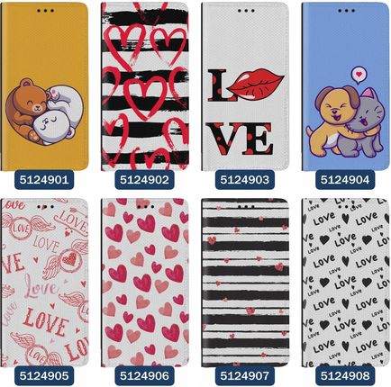 Superetui Etui Z Klapką Do Samsung Galaxy S25 Love Miłość Zakochani Serce - zdjęcie 4