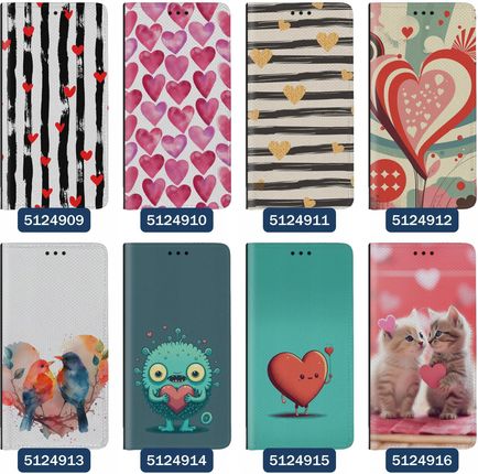 Superetui Etui Z Klapką Do Samsung Galaxy S25 Love Miłość Zakochani Serce - zdjęcie 2