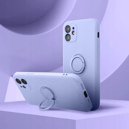 Izigsm Etui Futerał Z Uchwytem Na Palec Ring Do Samsung Galaxy S25 Fioletowy - zdjęcie 2