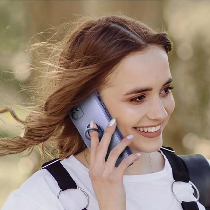 Izigsm Etui Futerał Z Uchwytem Na Palec Ring Do Samsung Galaxy S25 Fioletowy - zdjęcie 3