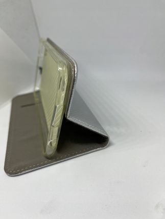 Telforceone Etui Pokrowiec Z Klapką Smart Książka Do Lenovo Vibe K5 Srebny - zdjęcie 4