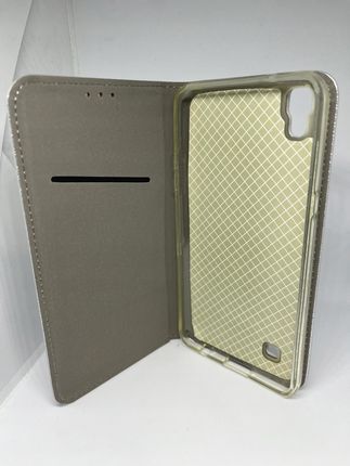 Telforceone Etui Pokrowiec Z Klapką Smart Książka Do Lenovo Vibe K5 Srebny - zdjęcie 2