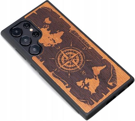 Bewood Drewniane Etui Do Samsung Galaxy S25 Ultra Róża Wiatrów Merbau - zdjęcie 2