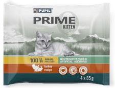 Pupil Karma Mokra Kitten Indyka Z Królikiem 4x85g