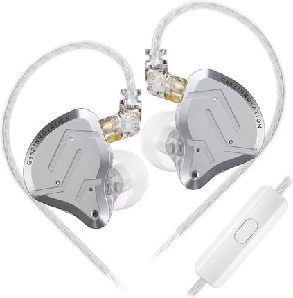 Słuchawki KZ ZSN Pro 2 MIC - Profesjonalne hybrydowe słuchawki