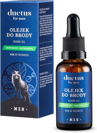 DUETUS for Men Olejek do brody odżywczy, 30 ml