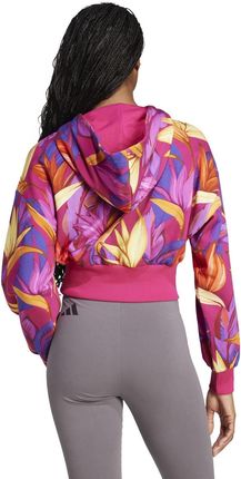 Bluza z kapturem damska adidas FARM wielokolorowa JD6283 - zdjęcie 3